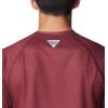 imageColumbia Mens Collegiate Terminal Tackle Heather Long Sleeve ShirtTam  Deep Maroon Heather