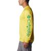 imageColumbia Mens Collegiate Terminal Tackle Heather Long Sleeve ShirtUo  Yellow Glo Heather