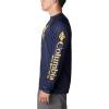 imageColumbia Mens Collegiate Terminal Tackle Heather Long Sleeve ShirtWv  Collegiate Navy Heather