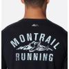 imageColumbia Mens Endless Trail Running Tech TeeBlackPale Blue Montrail Graphic