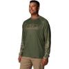 imageColumbia Mens PHG Super Terminal Shot Timberwoods Long SleeveSurplus Green Antlers Super Fade