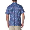 imageColumbia Mens Super Slack Tide Stretch PoloBluebell Retrobait