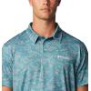 imageColumbia Mens Super Slack Tide Stretch PoloCanyon Blue Keye Takeaway