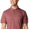 imageColumbia Mens Thistletown Hills PoloRed Jasper Heather