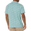 imageColumbia Mens Thistletown Hills PoloStone Blue  Makin Tracks Print