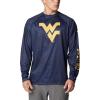 imageColumbia Mens Collegiate Terminal Tackle Heather Long Sleeve ShirtWv  Collegiate Navy Heather