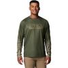 imageColumbia Mens PHG Super Terminal Shot Timberwoods Long SleeveSurplus Green Antlers Super Fade