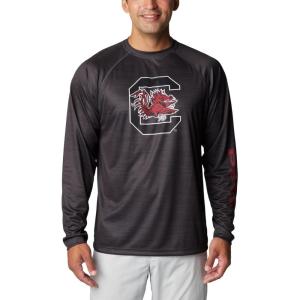 imageColumbia Mens Collegiate Terminal Tackle Heather Long Sleeve ShirtSc  Shark Heather