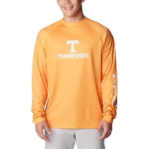 imageColumbia Mens Collegiate Terminal Tackle Heather Long Sleeve ShirtUt  Solarize Heather