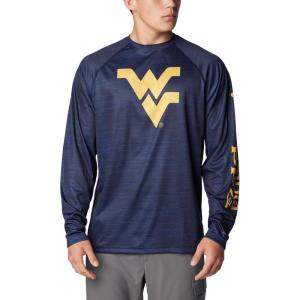 imageColumbia Mens Collegiate Terminal Tackle Heather Long Sleeve ShirtWv  Collegiate Navy Heather
