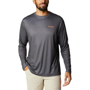 imageColumbia Mens PHG Terminal Shot Game Flag Long SleeveDark MossBlaze Game Flag