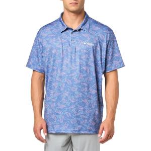 imageColumbia Mens Super Slack Tide Stretch PoloBluebell Keye Takeaway