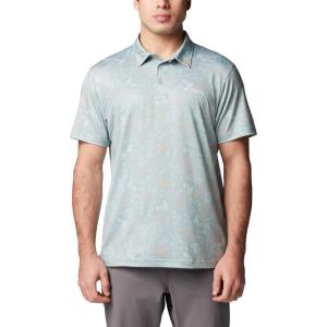 imageColumbia Mens Super Slack Tide Stretch PoloCrushed Blue Casted N Blasted