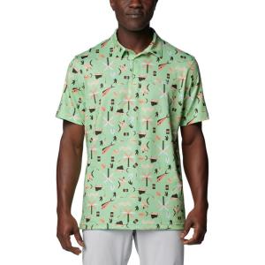 imageColumbia Mens Super Slack Tide Stretch PoloKey West Retrobait