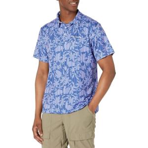 imageColumbia Mens Super Slack Tide Stretch PoloViolet Sea Basslines