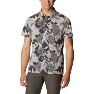 imageColumbia Mens Thistletown Hills PoloCity Grey Floriated