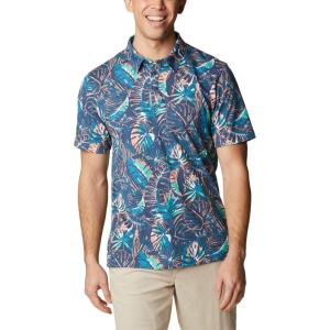 imageColumbia Mens Thistletown Hills PoloDark Mountain King Palms Multi