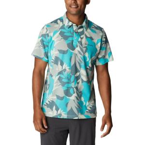 imageColumbia Mens Thistletown Hills PoloIce Green Floriated