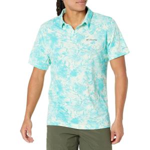 imageColumbia Mens Thistletown Hills PoloIce Green Sketchy Paradise