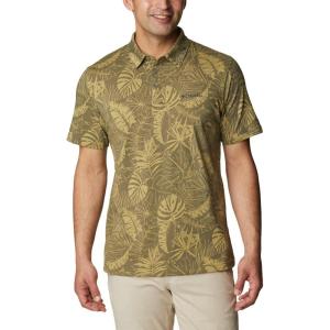 imageColumbia Mens Thistletown Hills PoloStone Green King Palms