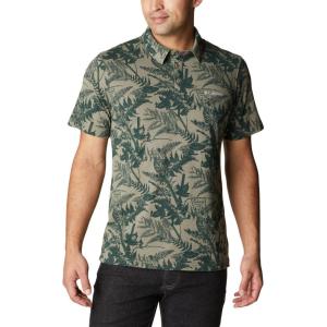 imageColumbia Mens Thistletown Hills PoloStone Green North Woods Print