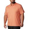 imageColumbia Mens Tech Trail PoloDesert Orange Heather