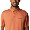 imageColumbia Mens Tech Trail PoloDesert Orange Heather