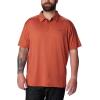 imageColumbia Mens Tech Trail PoloWarp Red Heather