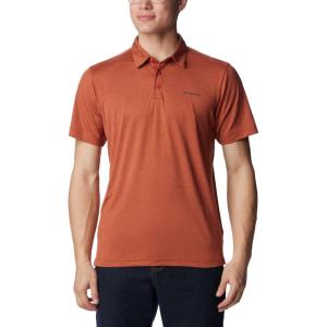 imageColumbia Mens Tech Trail PoloWarp Red Heather