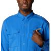 imageColumbia Mens Blood and Guts Iv Woven Long SleeveVivid Blue
