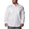 imageColumbia Mens Blood and Guts Iv Woven Long SleeveWhite