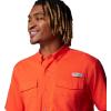 imageColumbia Mens Blood and Guts Iv Woven Short SleeveBright Poppy