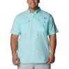 imageColumbia Mens Blood and Guts Iv Woven Short SleeveGulf Stream
