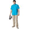 imageColumbia Mens Blood and Guts Iv Woven Short SleeveOcean Blue