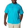 imageColumbia Mens Blood and Guts Iv Woven Short SleeveOcean Teal