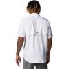 imageColumbia Mens Blood and Guts Iv Woven Short SleeveWhite