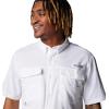 imageColumbia Mens Blood and Guts Iv Woven Short SleeveWhite