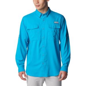 imageColumbia Mens Blood and Guts Iv Woven Long SleeveOcean Blue