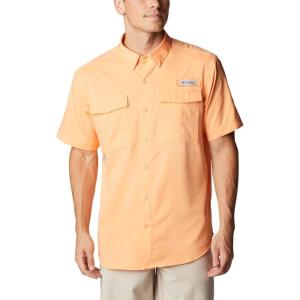 imageColumbia Mens Blood and Guts Iv Woven Short SleeveBright Nectar