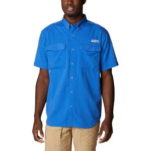 imageColumbia Mens Blood and Guts Iv Woven Short SleeveVivid Blue