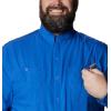imageColumbia Mens Tamiami Ii Long Sleeve ShirtVivid Blue  Legacy