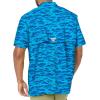 imageColumbia Mens Trollers Best Short Sleeve ShirtBlue Macaw Bigmouth Print