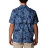 imageColumbia Mens Trollers Best Short Sleeve ShirtBluestone Basstyle Print