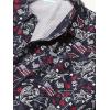 imageColumbia Mens Trollers Best Short Sleeve ShirtCollegiate Navy Americana Fishing Print