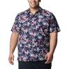 imageColumbia Mens Trollers Best Short Sleeve ShirtCollegiate Navy Fireworks Fish Print