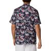 imageColumbia Mens Trollers Best Short Sleeve ShirtCollegiate Navy Fireworks Fish Print