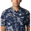 imageColumbia Mens Trollers Best Short Sleeve ShirtCollegiate Navy Mighty Marlins Print