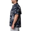 imageColumbia Mens Trollers Best Short Sleeve ShirtCollegiate Navy Mighty Marlins Print
