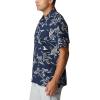 imageColumbia Mens Trollers Best Short Sleeve ShirtCollegiate Navy Mighty Marlins Print