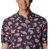 imageColumbia Mens Trollers Best Short Sleeve ShirtCollegiate Navy Pfg Proud